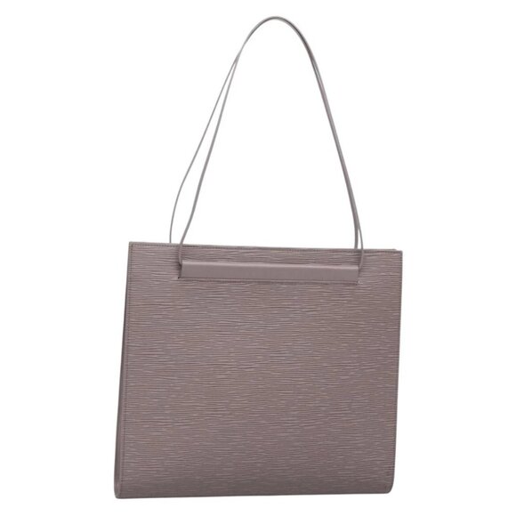 LOUIS VUITTON Epi Saint Tropez Shoulder Bag Gray Lilac M5246B LV Auth BA5001 - Picture 1 of 16